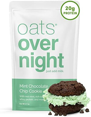 Oats Overnight Mint Chocolate Chip Cookie, 8 Pack