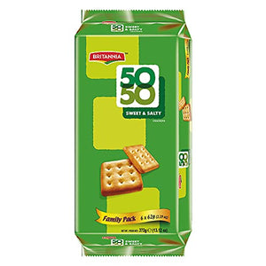 BRITANNIA Crackers 50 50 Sweet and Salty Biscuit, 13.12oz