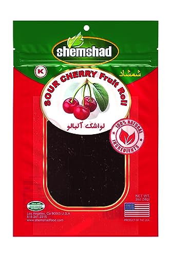 Shemshad Lavashak Sour Cherry Persian Fruit Leather 2oz