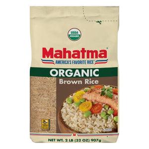 Mahatma Organic Brown Rice, 2-Pound Bag