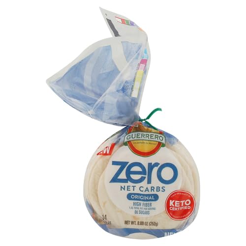 Guerrero Zero Net Carbs High Fiber - 4 Packs