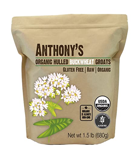 Anthony's Organic Buckwheat Groats, 1.5 Pound