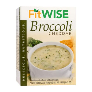 FITWISE High Protein Soup Mix, Broccoli Cheddar, 7 Servings