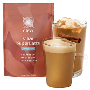 Clevr Blends Chai Tea Latte, Oat Milk Instant Latte Mix