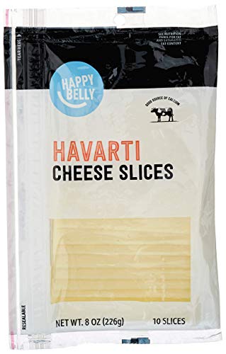 Happy Belly Sliced Havarti Cheese, 10 Slices, 8 Oz