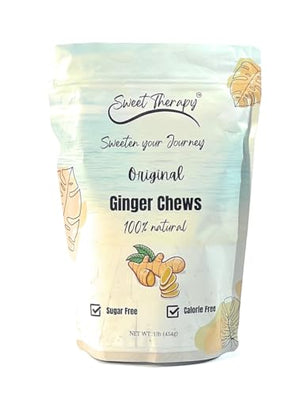 Sweet Therapy Ginger Chews Sugar Free Candy