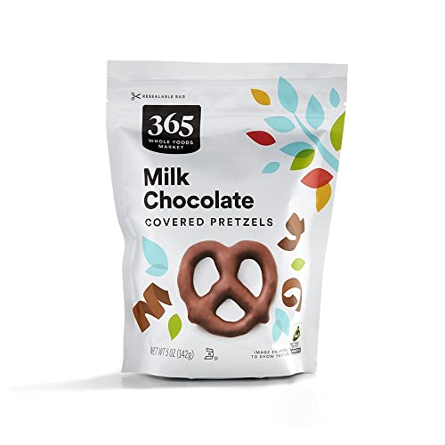 365 by Whole Foods Market Milk Chocolate Pretzels, 5 Ounce