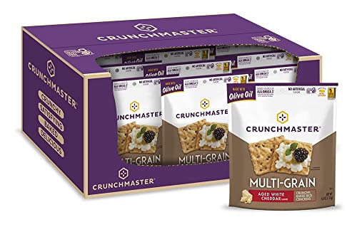 Crunchmaster Multi-Grain Crackers, 4 oz, 12 Pack