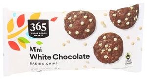 365 by Whole Foods Market, Chocolate Chips Mini White, 12 Ounce