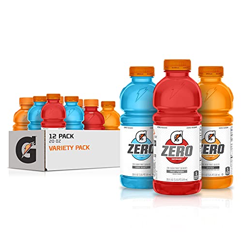 Gatorade G Zero Thirst Quencher, 20 oz (12 Pack)