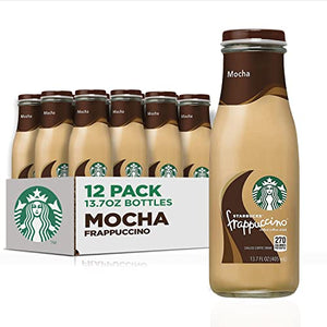 Starbucks Frappuccino Coffee Drink, Mocha, 13.7 fl oz, 12 Pack