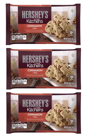 Hershey Cinnamon Baking Chips - 10 oz Bags, Pack of 3