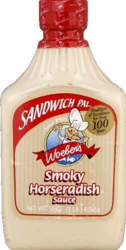 Woeber's Sandwich Pal Smoky Horseradish Sauce 16oz