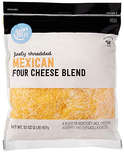 Happy Belly Shredded Mexican Four Cheese Blend, 32 oz