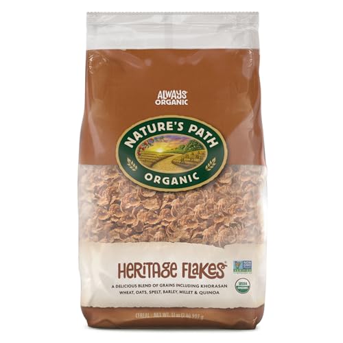 Nature's Path Organic Heritage Flakes Cereal, 2 lbs (Pack of 6)