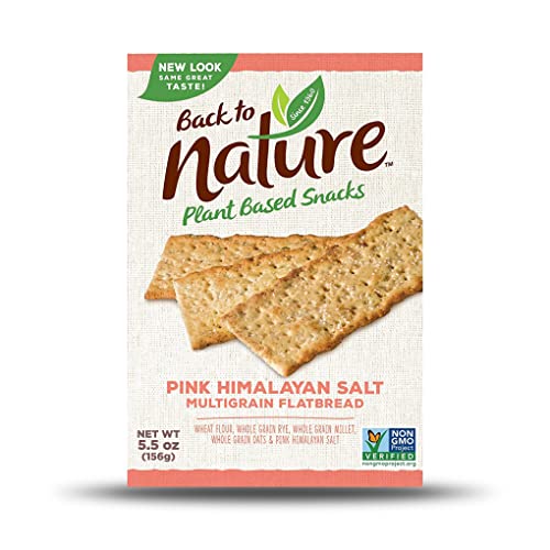 Back to Nature Pink Himalayan Salt Multigrain Crackers, 5.5 Oz