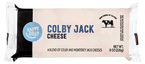 Happy Belly Colby Jack Cheese Block, 8 oz