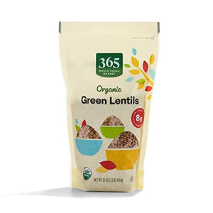 365 by Whole Foods Market, Organic Green Lentils, 16 Ounce