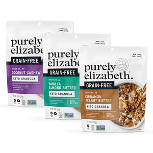 Purley Elizabeth Keto Granola Variety Pack, 3ct, 8oz Bags