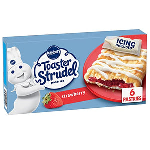 Pillsbury Toaster Strudel Pastries, Strawberry, 11.7 oz