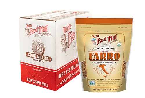 Bob's Red Mill Organic Farro Grain, 24-ounce (Pack of 4)