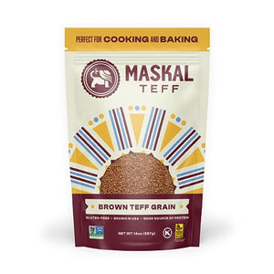 Maskal Teff Brown Teff Grain, 14 Ounce