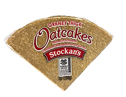 Stockan's Orkney Wholegrain Thick Oatcakes, 8 Oatcakes (Pack of 2)