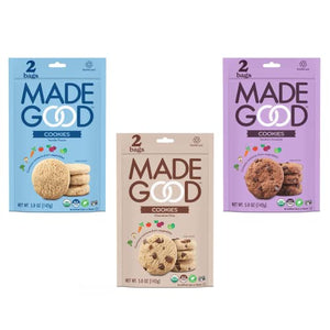 MadeGood Cookies Variety Pack - 6 Pouches, 5 oz. Each