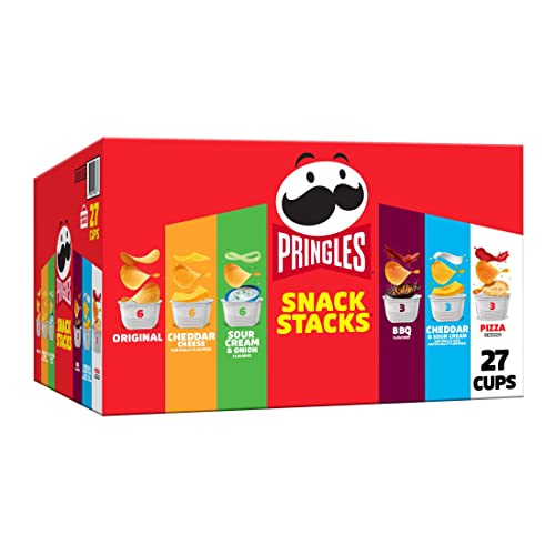 Pringles Potato Crisps Chips, Variety Pack (27 Cups)