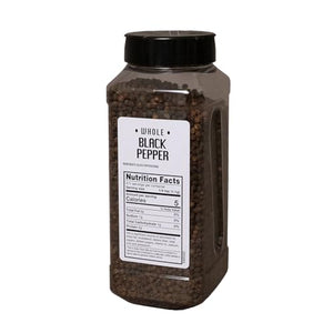 Sauer's Whole Black Pepper, 1 Pound Canister