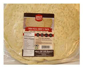 Great Low Carb Thin Pizza Crust 2 Pack 8 oz