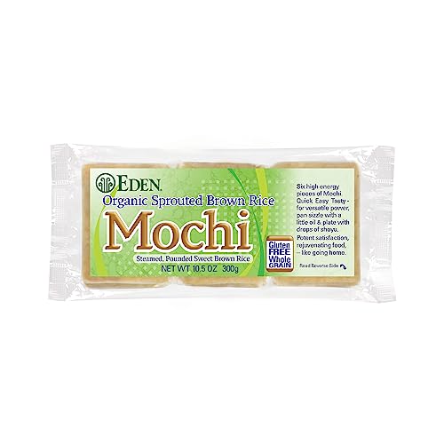 EDEN FOODS Organic Sprouted Brown Rice Mochi, 10.5 oz