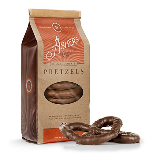 Asher's Chocolate Covered Pretzels, Milk Chocolate