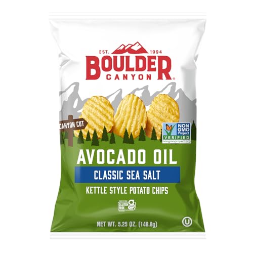 Boulder Canyon Avocado Oil Potato Chips, 5.25 oz