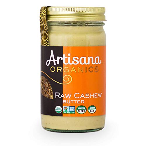 Artisana Organics Raw Cashew Butter, 14oz Jar