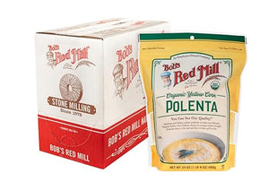 Bob's Red Mill Organic Corn Grits/Polenta, 24 Oz (4 Pack)