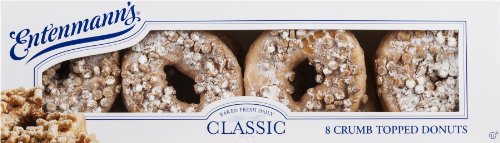 Entenmann's Classic Crumb Topped Donuts, 8 Ct