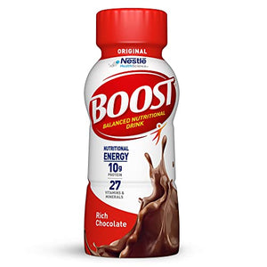 BOOST Original Nutritional Drink, Rich Chocolate, 8 Fl Oz, 24 Pack