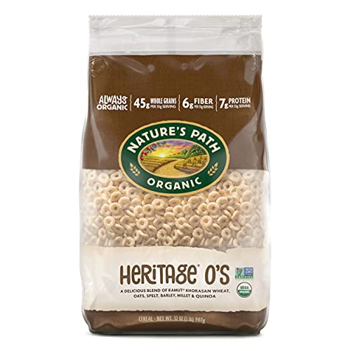 Nature's Path Organic Heritage O's Cereal, 2 Lbs (Pack of 6)