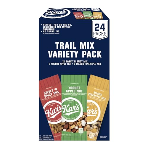 Kar’s Nuts Trail Mix Variety Pack, Pack of 24