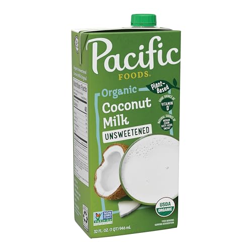 Pacific Foods Organic Unsweetened Coconut Milk, 32 oz