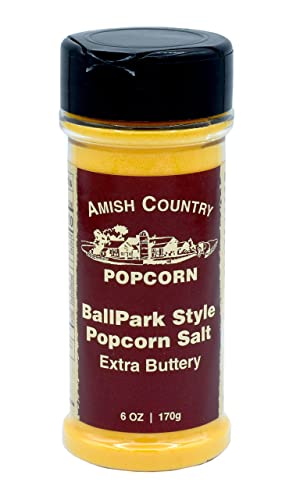 Amish Country Ballpark ButterSalt Popcorn Salt, 6 oz