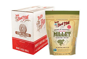 Bob's Red Mill Whole Grain Millet, 28-ounce, Pack of 4