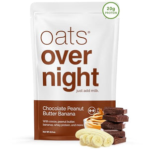 Oats Overnight Chocolate Peanut Butter Banana, 8 Pack