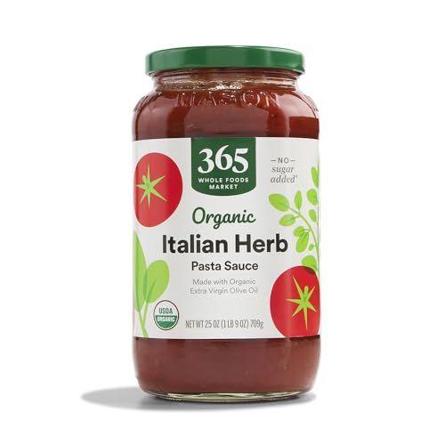 365 Organic Italian Herb Pasta Sauce, 25oz