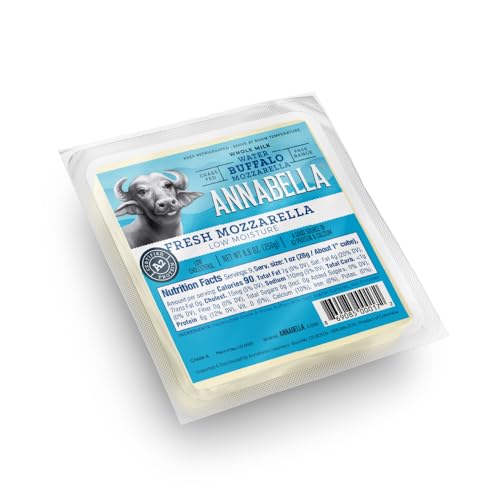 Annabella Water Buffalo Mozzarella Cheese, 8.8 oz, Pack of 4