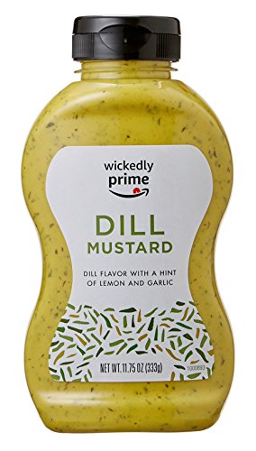 Amazon Brand - Wickedly Prime Dill Mustard, 11.75 oz