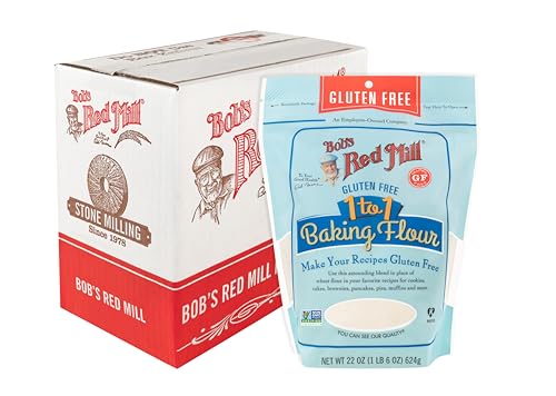 Bob's Red Mill Gluten Free Baking Flour, 22 Ounce (Pack of 4)