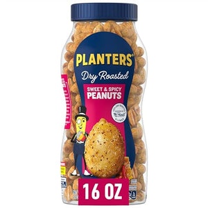 PLANTERS Sweet and Spicy Peanuts, 16 oz Jar