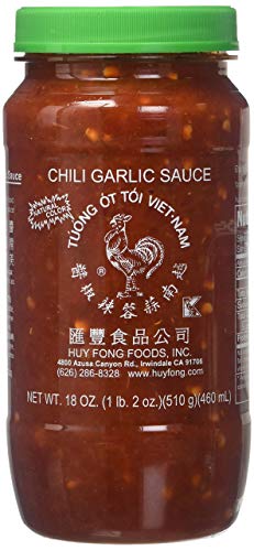 Huy Fong Sauce Chili Garlic, 18 oz